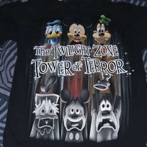Disney Black Women's T-Shirt - Twilight Zone Characters